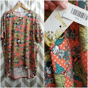 🌺BNWT Disney Floral LuLaRoe Irma - Minnie Mouse🌺